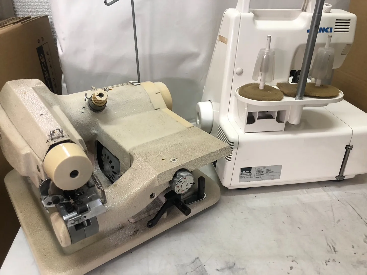 JUKIのミシンを2台買い取りました！